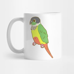 Yellow Sided Green Cheek Conure Mug